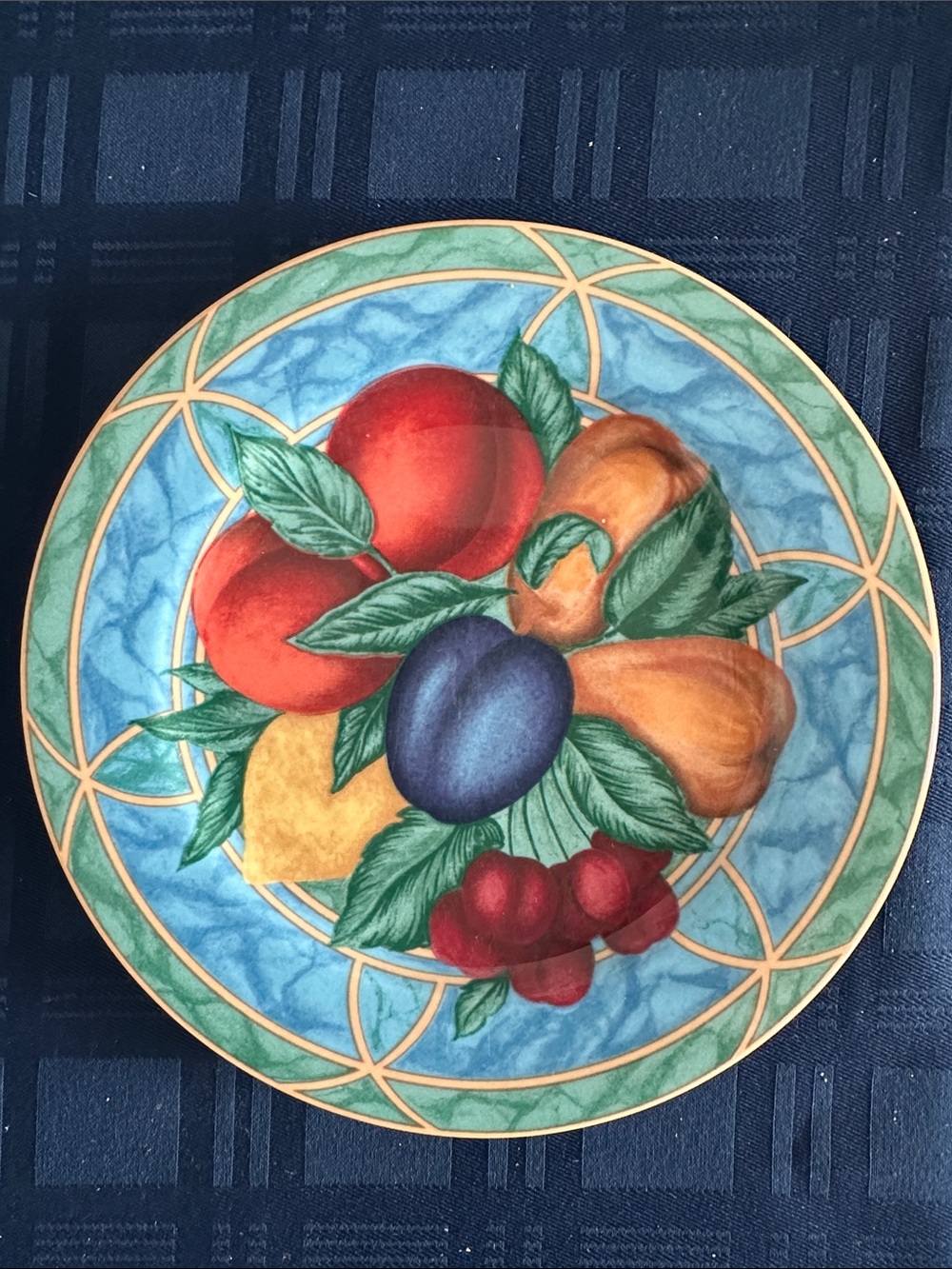 8 Vintage Victoria & Beale Fine China Side/Salad/Dessert Plates Forbidden Fruit